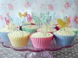 butterfly,  cake and  cupcake