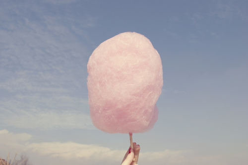 candy, cotton candy and delicious