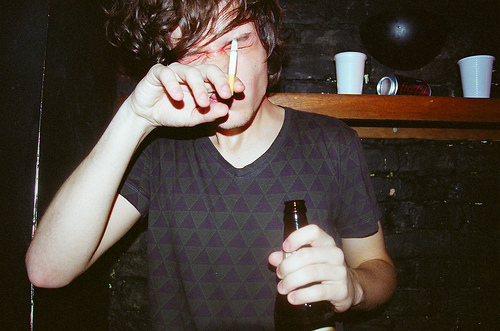 cigarette, drunk and hipster