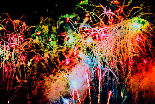 colorful, colors and fireworks