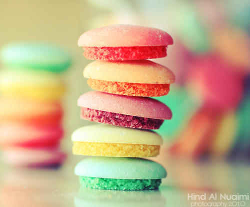colourful, desserts and food
