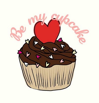 cupcake, cute and heart