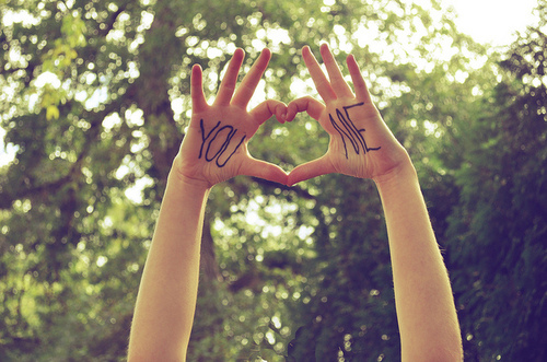 cute, hands, heart, love, nature, you