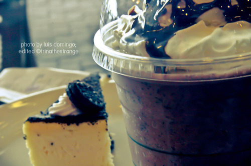 foods, frapps and oreo