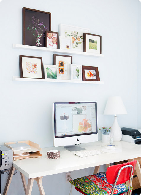 apple, bedroom and desk