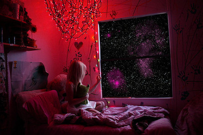 bedroom,  dream and  lights