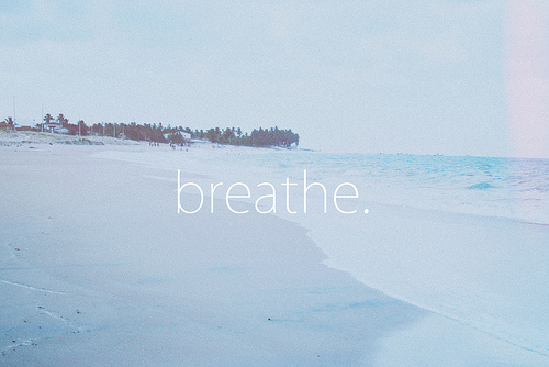 breathe, sea and sky