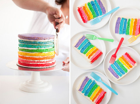 cake, colorful and food