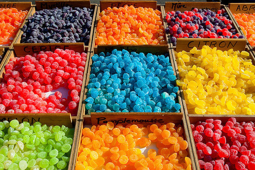 candies, candy and colorful