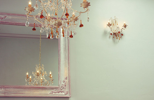 chandelier, decor and light