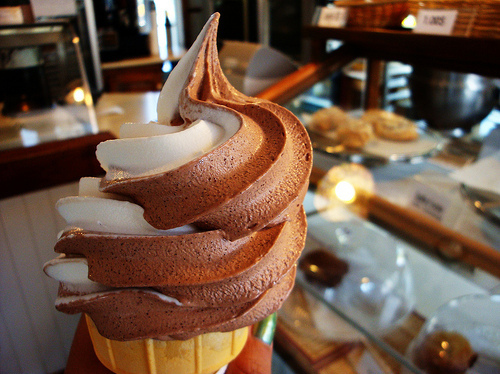 chocolate, cone and delicious