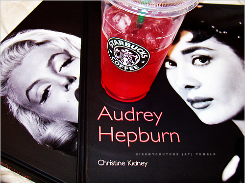 audrey hepburn, blonde and book