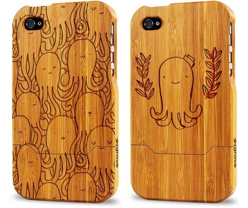bamboo, case and iphone