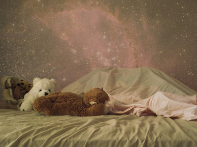 bed,  galaxy and  nebula