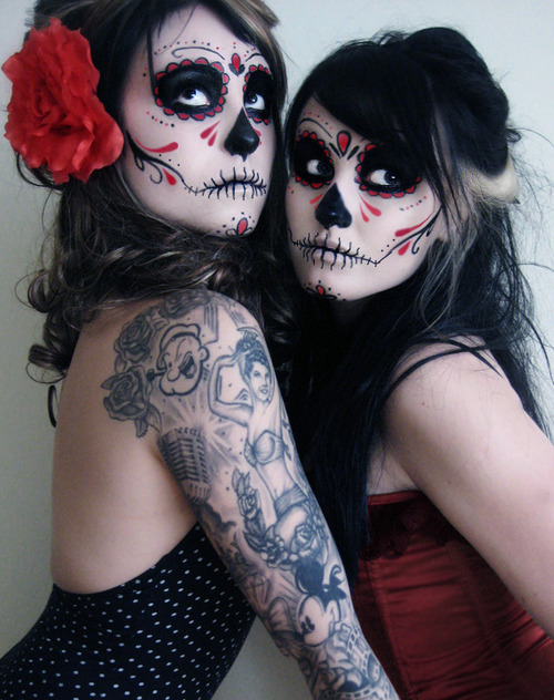 cute, dia de los muertos and girl