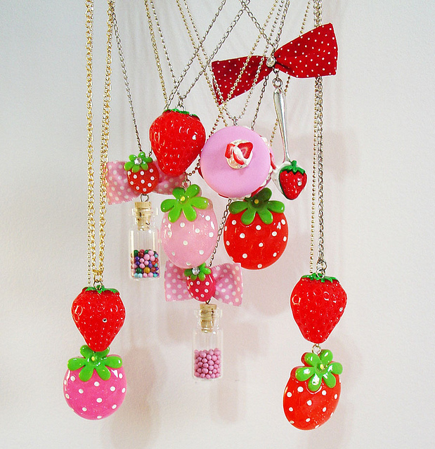 cute, kawaii and necklace