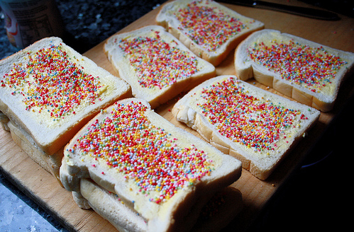 bread, bright and colourful