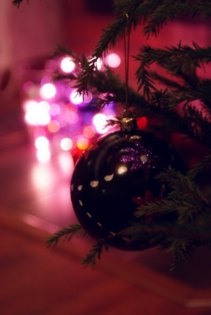 christmas, christmas tree and decorations