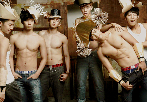 2pm, boyband and haha