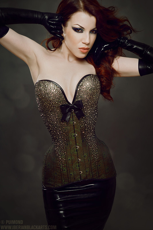 beauty, bow and corset
