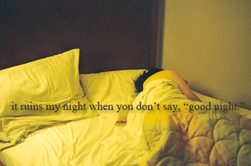 bed, girl and good night