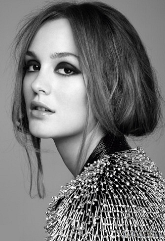 black and white, blak&white, leighton, leighton meester, marie claire, model