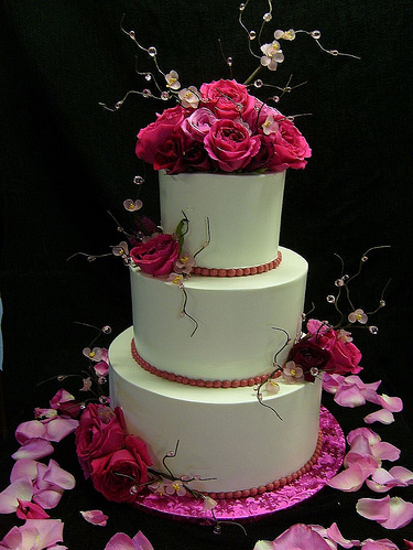 cake, floral and flower