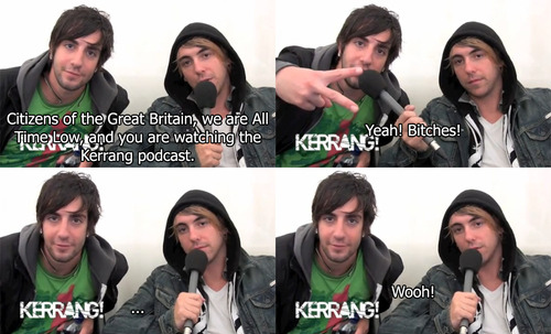 alex gaskarth,  all time low and  funny