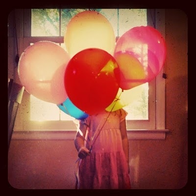 ballons, balloons and child