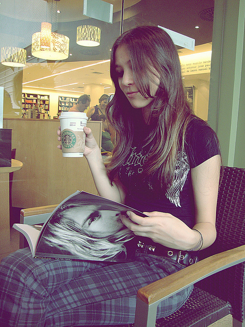 book, girl and nath cobain