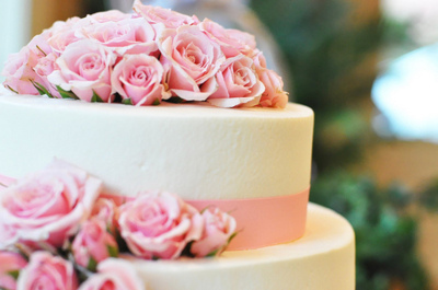 cake,  flowers and  pink