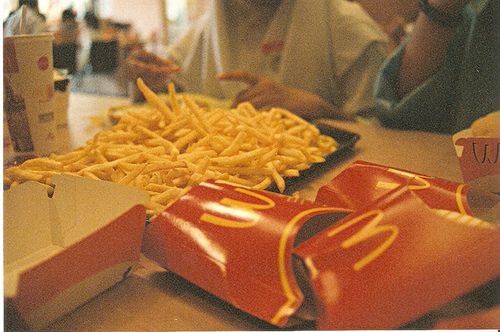 chips, food and fries