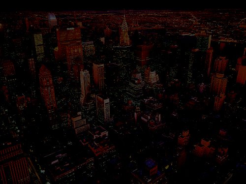 city, lights and new york