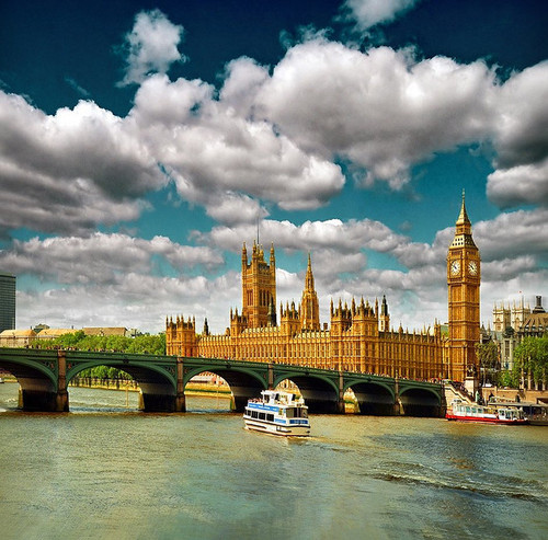 clouds, london and scene