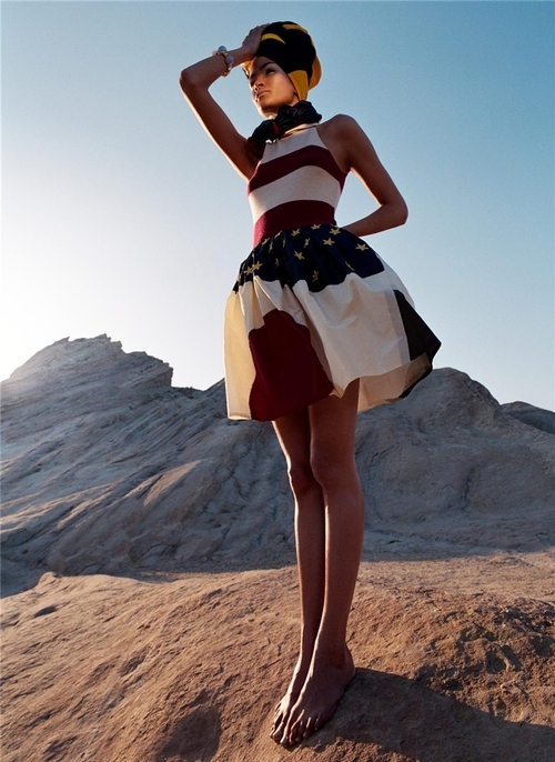 desert, editorial and fashion