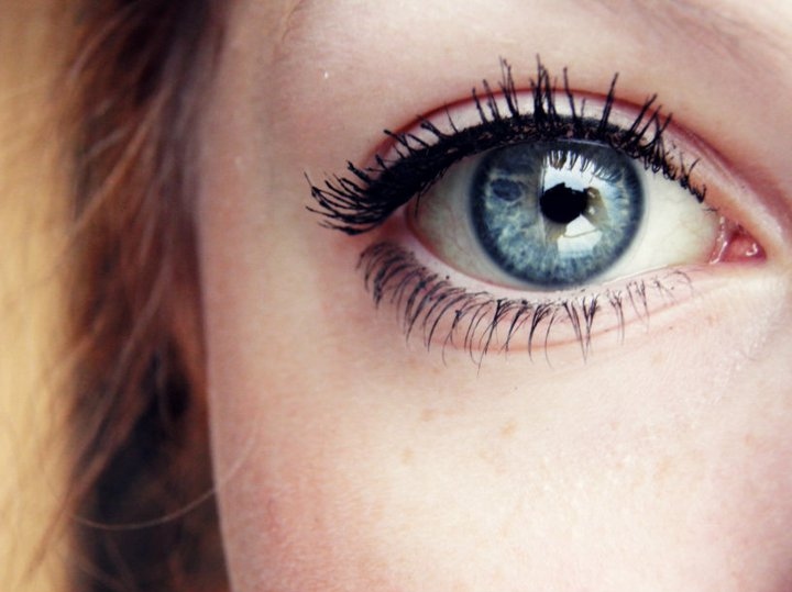 beautiful, blue, eye, eyelashes, girl, hair