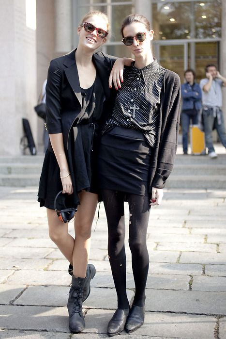 black, cross and fashion