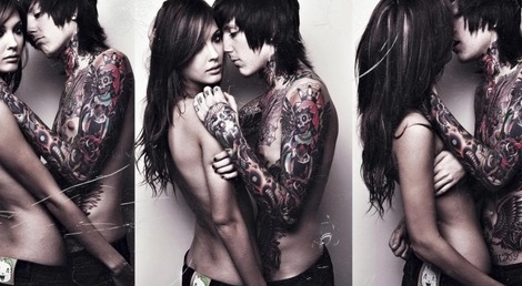 bmth,  boy and  couple