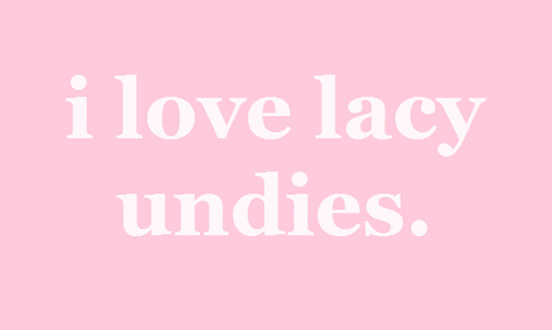 lacy,  pink and  text