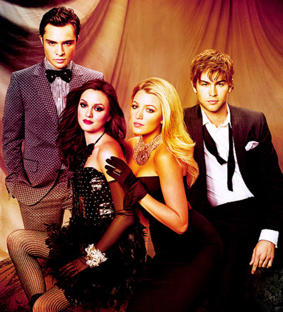 blake lively, chace crawford and ed westwick