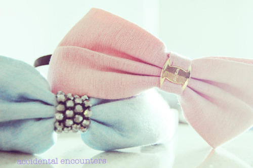 blue, bow and girly