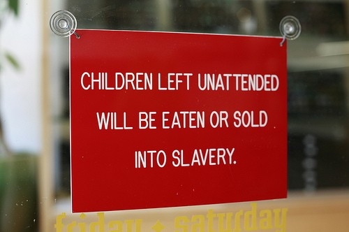 children, cute and slavery