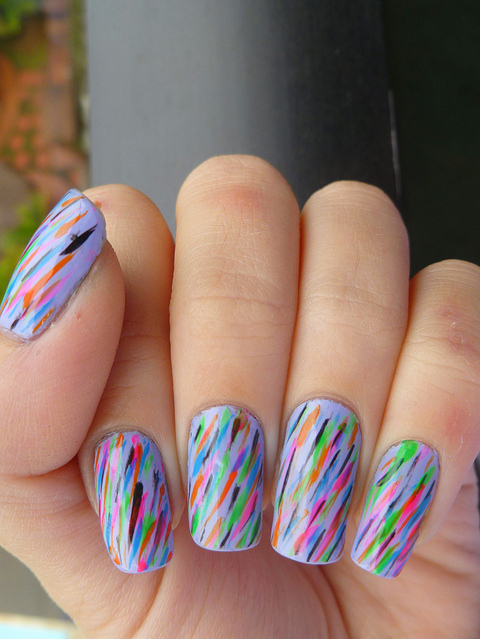 colorful, cute and nail