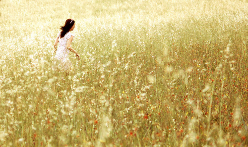 cute, field, free, freedom, girl, pretty