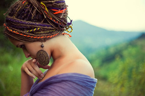 dreads, girl and happy