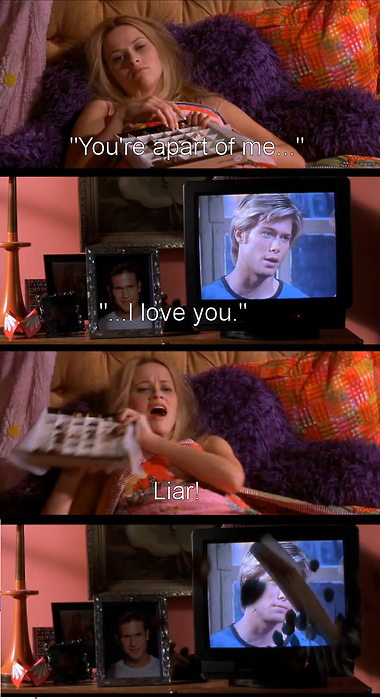 elle woods, legally blonde and liar