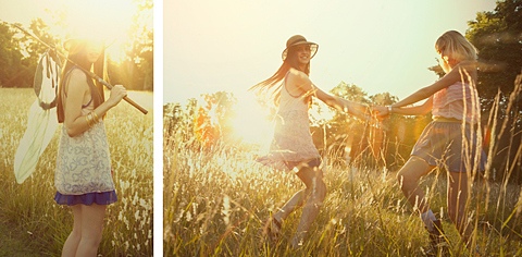 girl,  grass and  nature