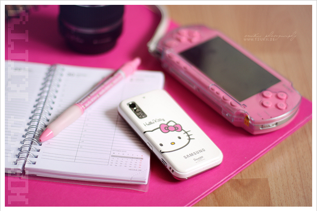 hello kitty, pink and psp