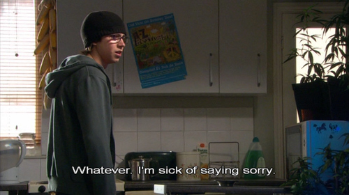 sid,  skins and  sorry