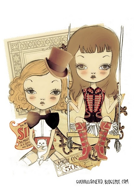 antique, bow and circus